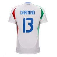 Fotbalové Dres Itálie Matteo Darmian #13 Venkovní ME 2024 Krátký Rukáv